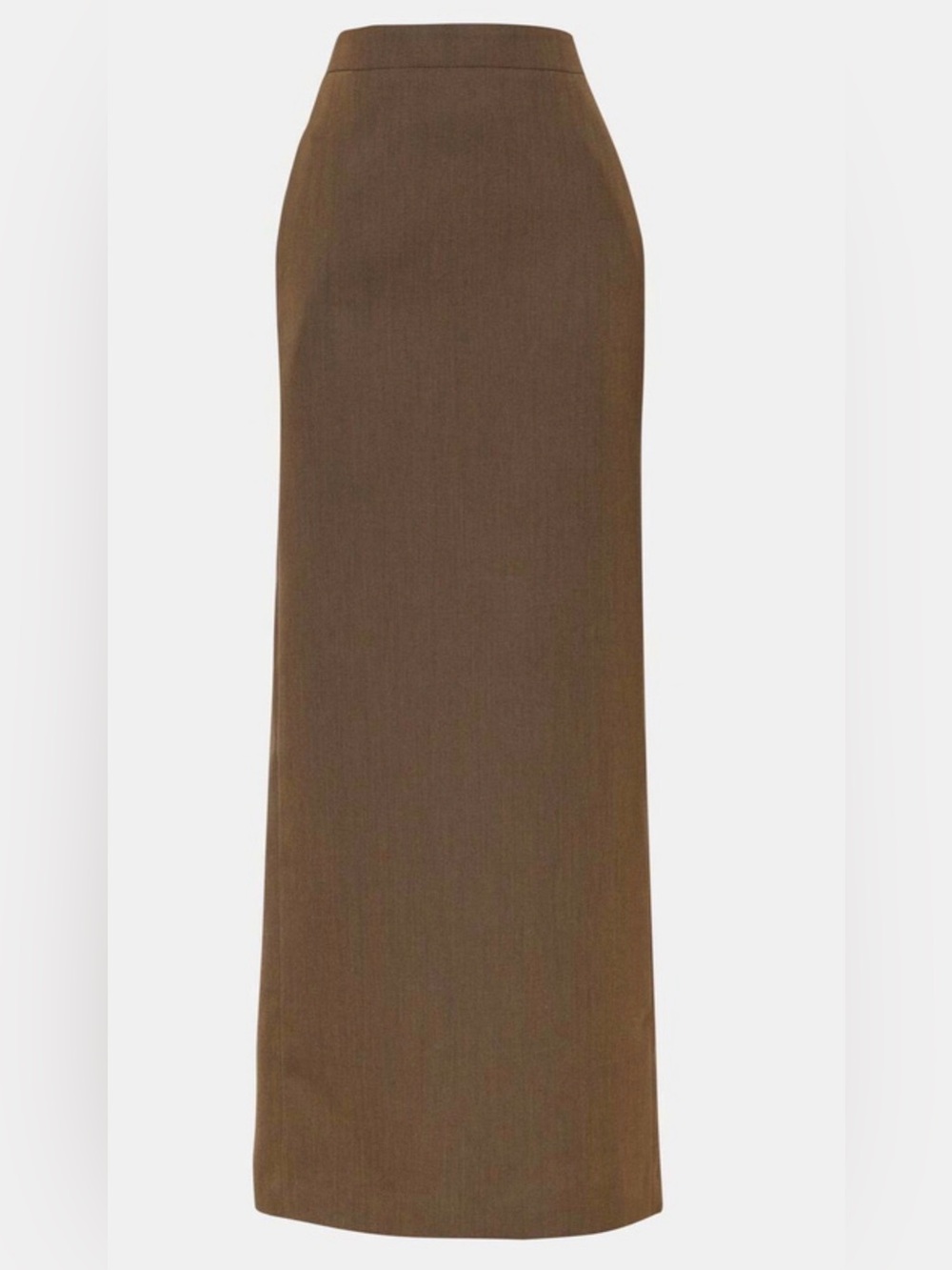 BNWT Bottega Veneta Wool Twill Maxi Skirt in Brown